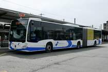 MB C2 G Nr. 218 der BOGG am 22.5.22 bei der Ankunft beim Bahnhof Olten.