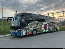 Setra S 516 HD abgestellt in Biel am 14.05.2022