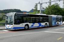 MB C2 G Nr. 212  Olten  der BOGG am 22.5.22 nach der Abfahrt beim Bahnhof Olten.