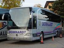 Mercedes Travego von Domhardt aus Deutschland in Sassnitz am 19.10.2019