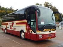 MAN Lion's Coach von Dalstra Reizen aus den Niederlanden im Stadthafen Sassnitz am 20.10.2019