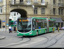 BVB - Mercedes Citaro Nr.7044  BS 99344 unterwegs in der Stadt Basel am 22.05.2022