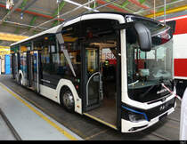 Engadin Bus - MAN Lion`s City E  Nr.??  GR.???? ausgestellt anlässlich der 175 Jahr Feier SBB/Bahn in der SBB Werkstätte in Olten am 22.05.2022