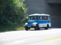 IFA Garant in Speyer. Der Bus nahm an der Oldtimerausfahrt von Sinsheim nach Speyer und dann wieder nach Sinsheim teil. Organisiert wurde das Treffen von den Technik - Museen Speyer und Sinsheim.