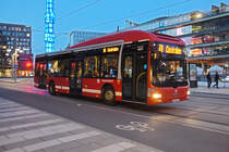 MAN Lions City 4819, auf der Linie 69, fährt zur Haltestelle T-Centralen. Die Aufnahme stammt vom 05.06.2022.