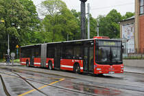MAN Lions City 5006 steht vor dem Tramdepot Alkärret. Die Aufnahme stammt vom 02.06.2022.