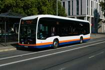 ESWE Verkehr Mercedes Benz eCitaro Wagen 168 am 12.06.22 in Wiesbaden