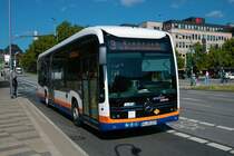 ESWE Verkehr Mercedes Benz eCitaro Wagen 179 am 12.06.22 in Wiesbaden