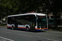 ESWE Verkehr Mercedes Benz eCitaro Wagen 128 am 12.06.22 in Wiesbaden