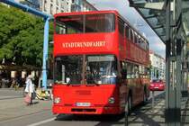 MAN SD 200  Stadtrundfahrt Dresden , Dresden Juni 2022