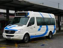 BOGG / PostAuto  - Mercedes Sprinter City  SO 21287 unteerwegs auf der Linie 555 in Olten am 07.02.2009