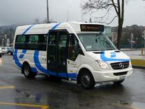 BOGG / PostAuto - Mercedes Sprinter City  SO 21287 unteerwegs auf der Linie 555 in Olten am 07.02.2009