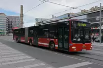 MAN Lions City 5009 ist nicht in Betrieb und fährt zur Haltestelle T-Centralen. Die Aufnahme stammt vom 06.06.2022.