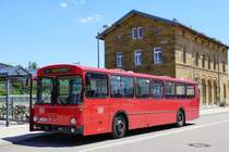 Mercedes O 307 Bj. 1986  IG Bahnbus , ehem. DB 19-665, Willsbach Juni 2022