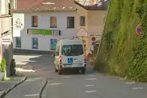 Mercedes-Benz Sprinter von Hogger (BGL-TR 910) in Traunstein, Kniebos. Aufgenommen 23.6.2022.