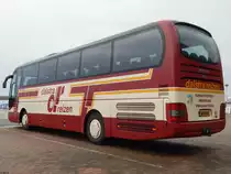 MAN Lion's Coach von Dalstra Reizen aus den Niederlanden im Stadthafen Sassnitz am 20.10.2019