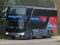 Setra 431 DT von Becker-Strelitz Reisen aus Deutschland in Binz am 20.10.2019