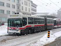 Der Letzte Winter fr Naw/Hess 242 auf der Linie 11?
Am Bohl. Aufnahmedatum 17.02.09