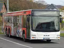 MAN Lion's City der VVR in Sassnitz am 31.10.2019
