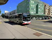 asm Seeland - MAN Lion`s City Hybrid Nr.68 unterwegs in Biel am 12.07.2022