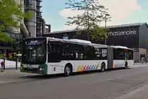 LP 7135, MAN Lion's City vom Tice, an der Haltestelle in Esch Belval. 07.2022