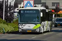 SL 3670, Iveco Crossway von Sales Lentz, gesehen in Marnach. 07.2022 