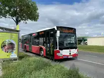 MB Citaro der Wiener Linien in Wien-Kagran im 22. Wiener Gemeindebezirk Donaustadt im Juni 2022