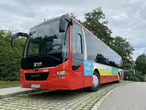 MAN Lions Regio der RVO (Regionalverkehr Oberbayern) in Haag in Oberbayern, Juli 2022