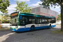 Mercedes-Benz Citaro 2. Generation von Ettenhuber (Bus 1528, M-E 1914) auf Betriebsfahrt in Ottobrunn, Karl-Stieler-Straße. Aufgenommen 14.7.2022.