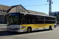 Solaris Urbino 10,9 Niedrigausführung  Verkehrsbetriebe Karlsruhe , Karlsruhe August 2022