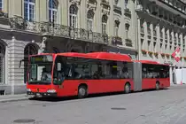 Mercedes Citaro 849, auf der Linie 10, bedient die Haltestelle auf dem Bundesplatz. Die Aufnahme stammt vom 08.07.2022.