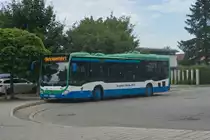 Mercedes-Benz Citaro 2. Generation von Ettenhuber (EBE-JE 257) auf Betriebsfahrt in Grafing Bahnhof. Aufgenommen 5.8.2022.