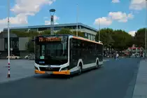 DB Regiobus Mitte MAN Lions City Wagen 336 am 16.08.22 am Höfchen in der Innenstadt