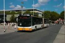 DB Regiobus Mitte MAN Lions City G Wagen 321 am 16.08.22 am Höfchen in der Innenstadt