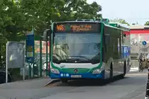 Mercedes-Benz Citaro 2. Generation (EBE-LA 8) als Linie 465 an der Haltestelle Baldham Nord. Aufgenommen 5.8.2022.