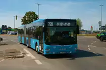 DB Rhein Neckar Bus MAN Lions City am 24.08.22 in Heidelberg