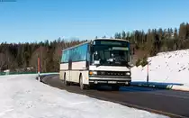 Setra S215 UL (Traditionbus Südbaden) im Linieneinsatz als 7272 nach Furtwangen bei Neueck 15.1.22