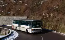 Setra S215 UL (Traditionbus Südbaden) im Linieneinsatz als 7272 nach Bleibach bei Obersimonswald 15.1.22