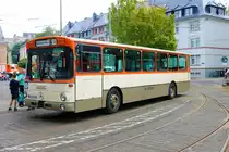 ICB Mercedes Benz O305 am 04.09.22 am 03.09.22 beim Tag der Verkehrsgeschichte in Betriebshof Eckenheim