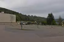 Das Ende der verschiedenen Linien in Richtung Wiltz ist die Bushaltestelle bei der Hochschule in Wiltz. 08.2022