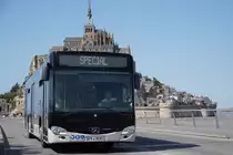 Mercedes Citaro C2 Hybrid, Mont-St-Michel/Frankreich September 2022