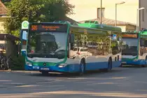 Mercedes-Benz Citaro 2. Generation von Larcher Touristik (EBE-LA 8) als Linie 505 an der Haltestelle Markt Schwaben S-Bahn. Aufgenommen 10.8.2022.