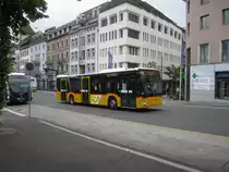 Postauto/PU Rattin Nr. 398, PAG-ID: 11237, SH 917 (Mercedes Citaro C2 O530 Hybrid) am 29.5.2022 beim Bhf. Schaffhausen