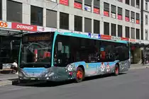 Mercedes Citaro 196, auf der Linie 5, bedient die Haltestelle beim Guisanplatz. Die Aufnahme stammt vom 09.09.2022.
