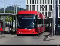 Bern Mobil - Hess Trolleybus Nr.54 unterwegs in Bern am 18.09.2022