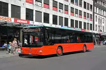 MAN Lions City von Funicar, auf der Linie 70, bedient die Haltestelle beim Guisanplatz. Die Aufnahme stammt vom 09.09.2022.
