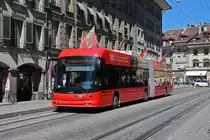 Hess Trolleybus 26, auf der Linie 12, bedient die Haltestelle Bärenplatz. Die Aufnahme stammt vom 08.07.2022.