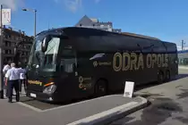 Setra S 517 HD, aus Polen hat am Busbahnhof von Annecy halt gemacht. 16.09.2022 