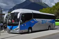 Irizar i6s, vom Unternehmen ZOU, gesehen am Busbahnhof in Grenoble. 17.09.2022