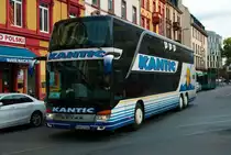 Kantic Setra 4000er Doppeldecker am 24.09.22 in Frankfurt am Main